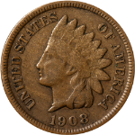 1908-S Indian Cent - Choice