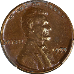 1955-P Lincoln Cent Doubled Die Obverse PCGS AU Details Key Date