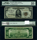 FR. 1880 D $50 1929 Federal Reserve Bank Note Cleveland D-A Block Choice PMG VF35 NET