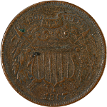 1867 Two (2) Cent Piece