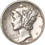 1931-S Mercury Dime