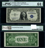 FR. 1608 $1 1935-A Silver Certificate K-C Block Choice PMG CU64 EPQ