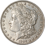 1889-P Morgan Silver Dollar - Error - Rotated Reverse