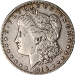 1896-S Morgan Silver Dollar - Cleaned