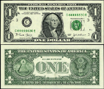FR. 1928-C $1 2003 Federal Reserve Note C66666630E C-E Block Gem CU 6 of a Kind