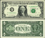 FR. 1915 F $1 1988-A Federal Reserve Note F13666666H F-A Block Choice CU+