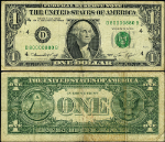 FR. 1908 D $1 1974 Federal Reserve Note D80000880B D-B Block Fine+