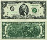 FR. 1935 E $2 1976 Federal Reserve Note E40000055A E-A Block Choice CU+