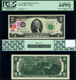 FR. 1935 D* $2 1976 Federal Reserve Note Cleveland D-* Block Choice PCGS CU64 PPQ Star