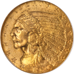 1926 Indian Gold $2.50 NGC MS65 Superb Eye Appeal Strong Strike