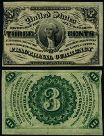 FR. 1226 3 c. 3rd Issue Fractional Note CU