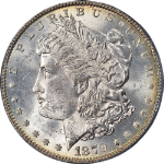 1879-P Morgan Silver Dollar OGH PCGS MS63 Great Eye Appeal Strong Strike