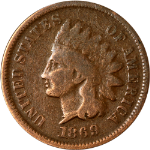 1869/9 Indian Cent