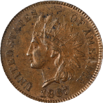 1867 Indian Cent PCGS MS62 BN Nice Eye Appeal Strong Strike