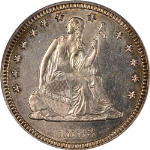 1883 Seated Liberty Quarter CAC Sticker PCGS PR63 Nice Eye Appeal Strong Strike