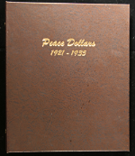 Used Dansco Peace Dollar Album - #7175, No Coins