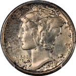 1938-P Mercury Dime PCGS MS66 FB Great Eye Appeal Strong Strike