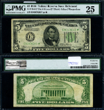 FR. 1956 E* $5 1934 Federal Reserve Note Non-Mule Richmond E-* Block DGS VF25 Star