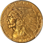 1914-P Indian Gold $2.50 PCGS Unc Details Nice Eye Appeal Nice Strike