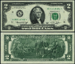 FR. 1935 K* $2 1976 Federal Reserve Note Dallas K-* Block Gem CU Star