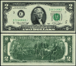 FR. 1935 C* $2 1976 Federal Reserve Note Philadelphia C-* Block Choice CU+ Star
