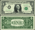 FR. 1900 J* $1 1963 Federal Reserve Note Kansas City J-* Block Gem CU Star