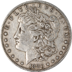 1880-P Morgan Silver Dollar - Missing &#39;D&#39; in Dollar