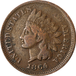 1864 -L Indian Cent
