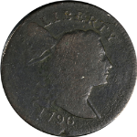 1796 Large Cent Liberty Cap AG/G Details S.81 R.3- Decent Eye Appeal