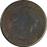 1807/6 Large Cent Large 7, Pointed 1 Nice G S.273 R.1 Nice Eye Appeal