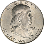 1948-P Franklin Half Dollar