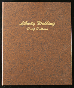 Used Dansco Walking Liberty Half Dollars Album - #7160, No Coins