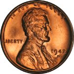 1942-D Lincoln Cent Choice BU - STOCK