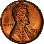 1945-D Lincoln Cent Choice BU - STOCK