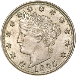 1905 Liberty V Nickel