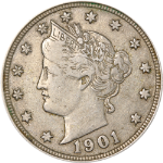 1901 Liberty V Nickel
