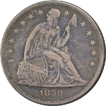 1859-O Seated Liberty Dollar Nice VF/XF Nice Eye Appeal Nice Strike