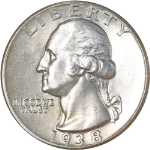 1938-P Washington Quarter