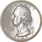 1941-S Washington Quarter - Choice+