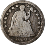 1850-O Seated Liberty Half Dime