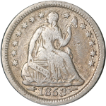 1853-P Seated Liberty Half Dime