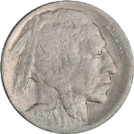 1918/7-D Buffalo Nickel VG/F Details Key Date Decent Eye Appeal - Acid Treated