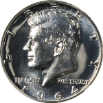 1964 Kennedy Half Dollar Proof NGC PF69 Superb Eye Appeal Strong Strike