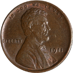 1911-P Lincoln Cent