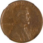 1931-S Lincoln Cent NGC VF30 BN Key Date Nice Eye Appeal Nice Strike