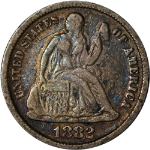 1882-P Seated Liberty Dime