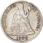 1888-S Seated Liberty Dime