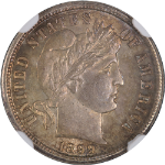 1899-S Barber Dime NGC MS64 Superb Eye Appeal Strong Strike