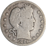 1894-O Barber Quarter