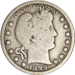 1899-S Barber Quarter